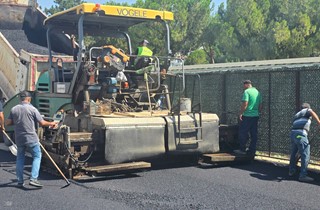 Umurbey’de 2 Bin 700 Ton Asfalt Serildi